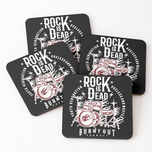 Item preview, Rock is dead - Awesome drums lover Gift designed and sold by Teenation9.