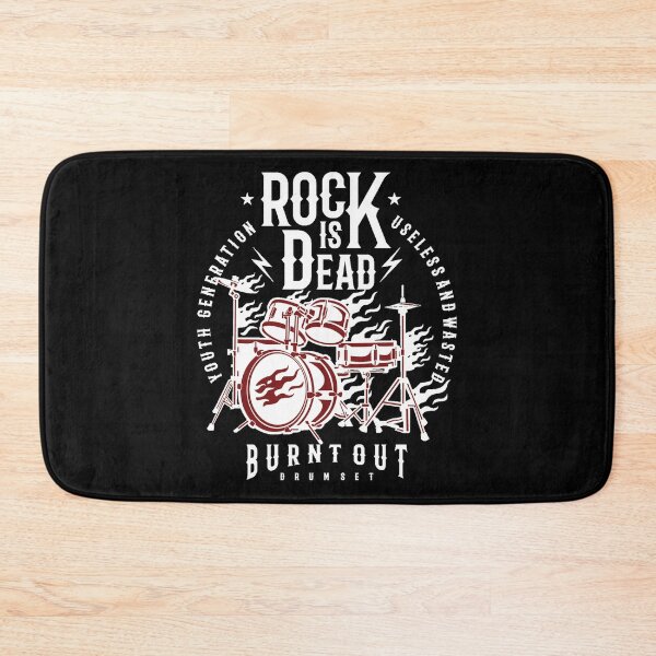 Item preview, Rock is dead - Awesome drums lover Gift designed and sold by Teenation9.