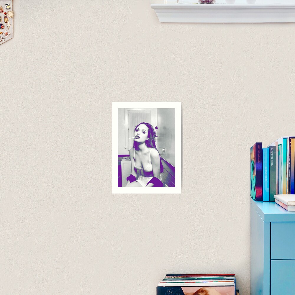 Angelina Jolie - Circa 1994 Art Print