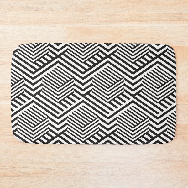 Item preview, Black and white tribal pattern designed and sold by AfricanHype.