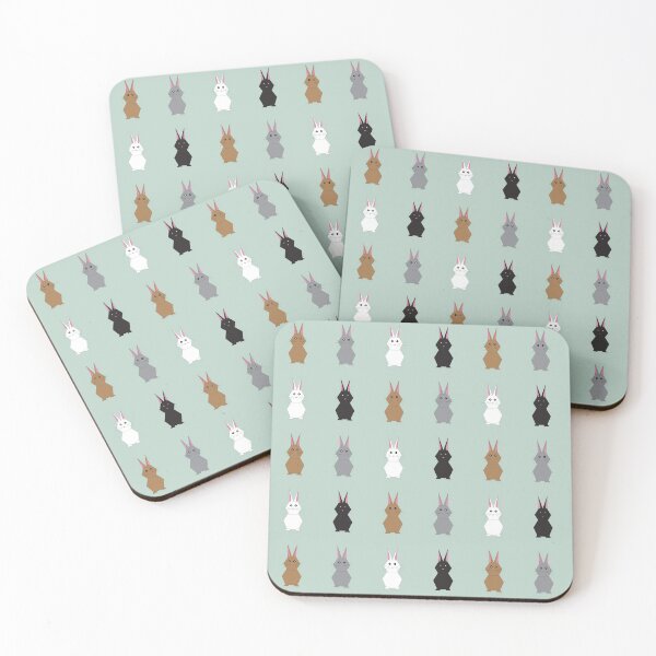 Item preview, Geometric Multicolor Bunny Pattern designed and sold by Caseymakesart.