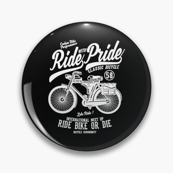 Item preview, Ride with pride classic bicycle - Awesome bicycle rider Gift designed and sold by Teenation9.