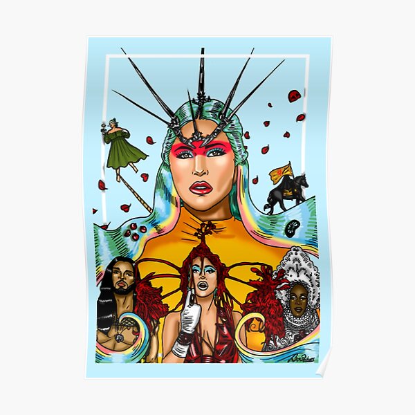 Lady Gaga 911- Chromatica T-Shirt Poster