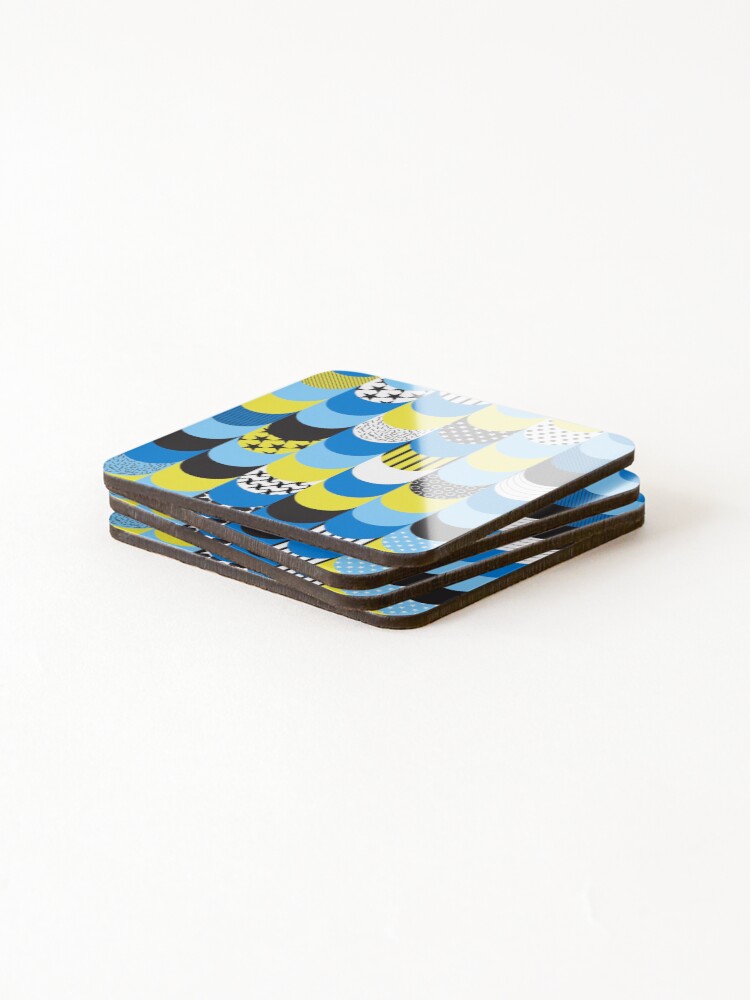 Thumbnail 4 of 5, Coasters (Set of 4), Tile Pattern designed and sold by d-creativeroom.