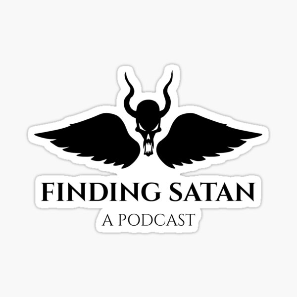 Finding Satan Large Logo Sticker