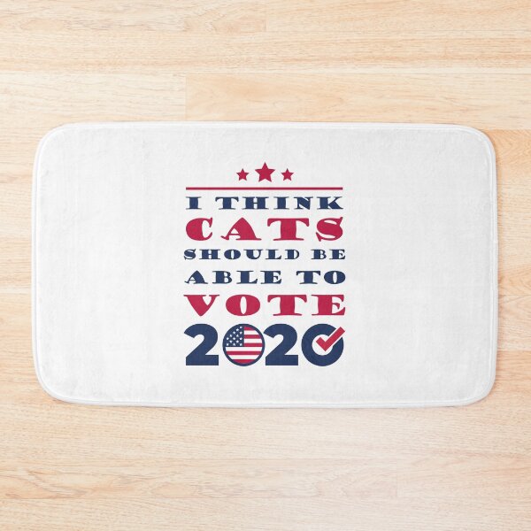 Item preview, I Think Cats Should Be Able To Vote 2020 Funny  Joke Gift designed and sold by Thedoode.