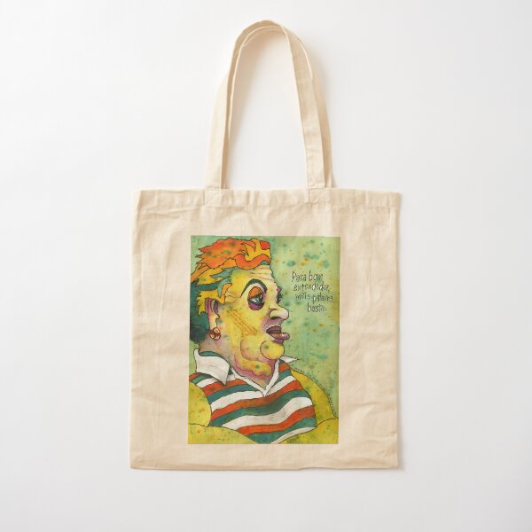Lisbon Lady Cotton Tote Bag