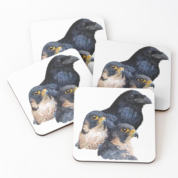 Item preview, Raven and Falcons designed and sold by obscurite.