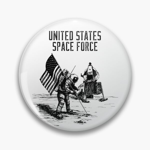 Item preview, United States Space Force Apollo Landing T Shirt designed and sold by broiler1993.