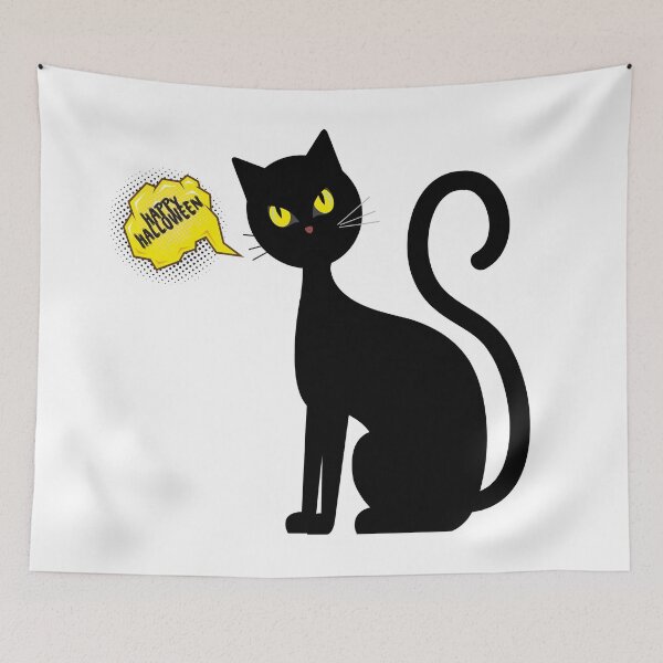 Item preview, Cute Cat Happy Halloween designed and sold by Marstore.