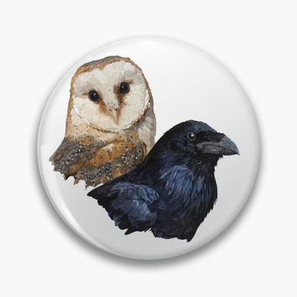 Item preview, Raven and Owl designed and sold by obscurite.