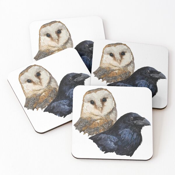 Item preview, Raven and Owl designed and sold by obscurite.