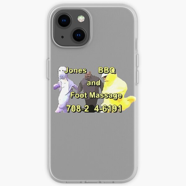 Jones BBQ and Foot Massage iPhone Soft Case