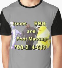 Jones BBQ and Foot Massage Graphic T-Shirt