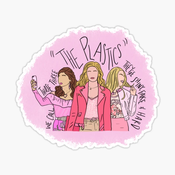 The Plastics - Mean Girls Sticker for Sale by Kristen Daniels