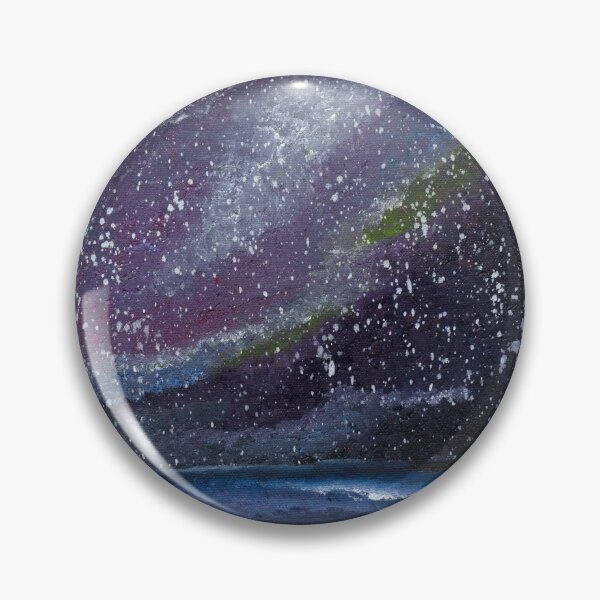 Item preview, Liquid Galaxy Landscape Painting designed and sold by lanettesart.