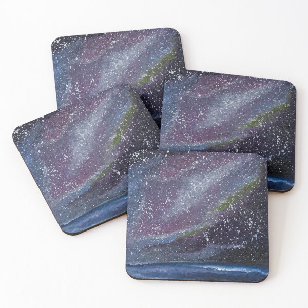 Item preview, Liquid Galaxy Landscape Painting designed and sold by lanettesart.