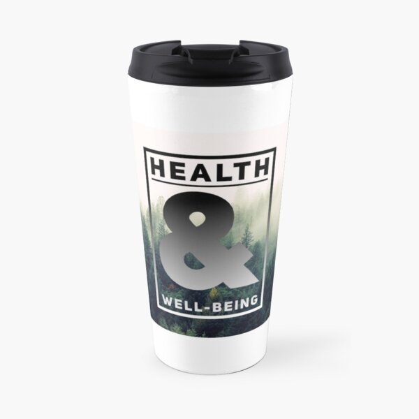 health and wellbeing clothing Travel Mug