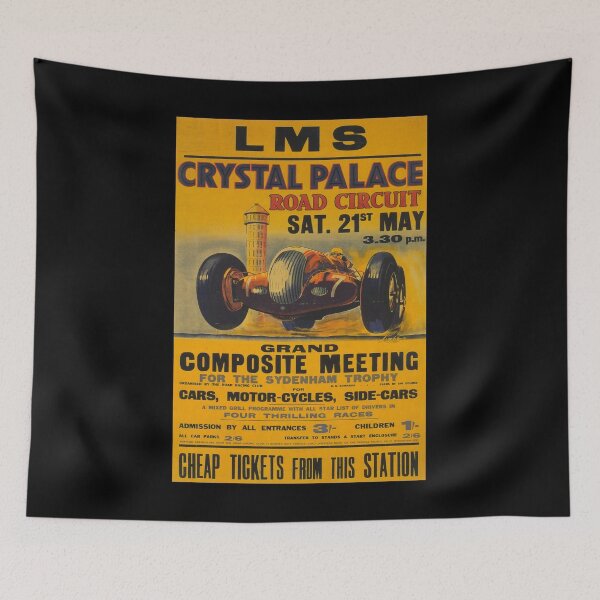 Item preview, Crystal Palace retro poster designed and sold by CorasPosters.