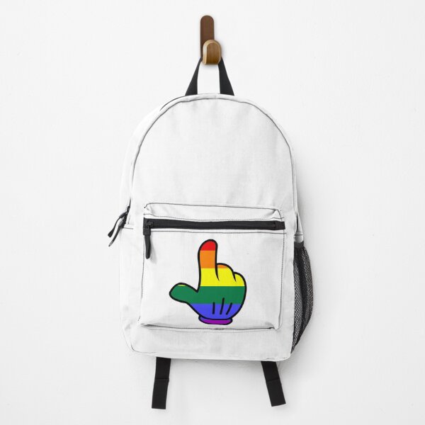 Item preview, Pointing Finger Rainbow Pride By Bent Sentiments LGBT gay lesbian interest designed and sold by bentsentiments.