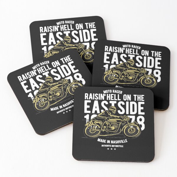 Item preview, Raising hell on the east side - Awesome motorcycle lover Gift designed and sold by Teenation9.