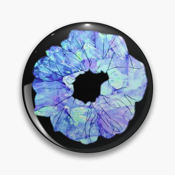 Item preview, Scunchie de piedras preciosas azules designed and sold by MonMonTales.