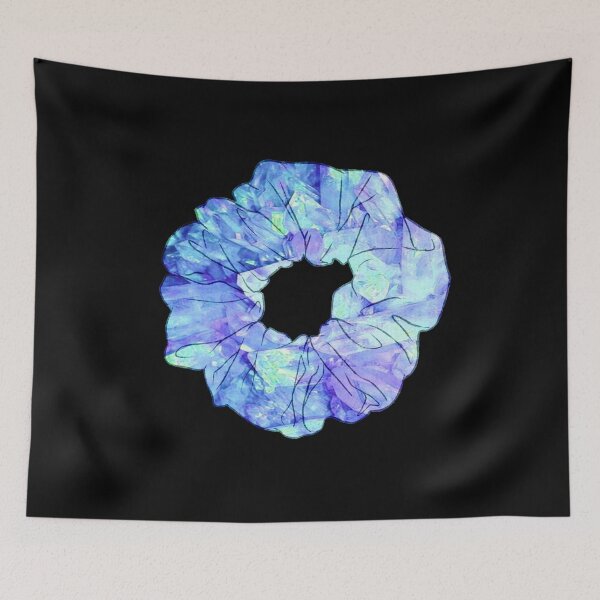 Item preview, Blue Gemstone Scunchie designed and sold by MonMonTales.