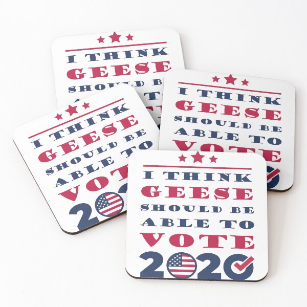 Item preview, I Think Geese Should Be Able To Vote 2020 Funny  Joke Gift designed and sold by Thedoode.