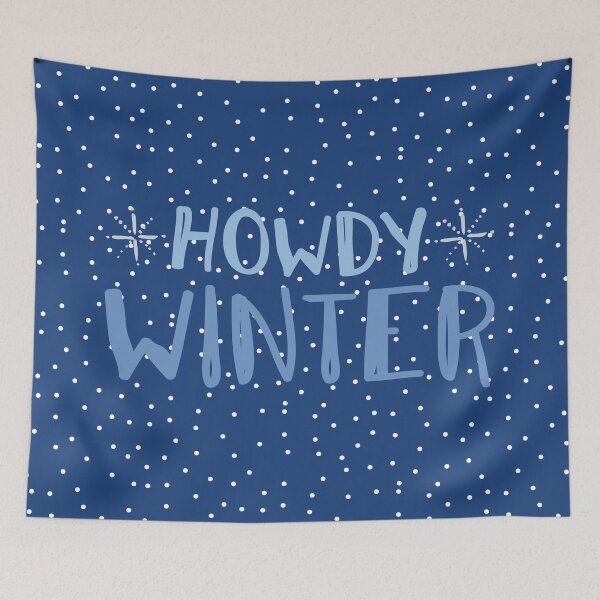 Item preview, Texas Howdy Winter Blue designed and sold by Susan Says.