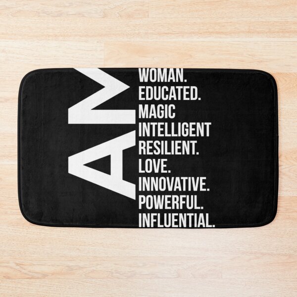 Item preview, I am Black. Woman, Beautiful, Magic. Intelligent. Resilient. Love. Innovative. Powerful. Influential. Unapologetic designed and sold by UrbanApparel.