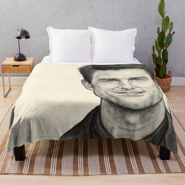 Item preview, Tommy Impossible original charcoal portrait drawing cream beige designed and sold by GittaG74.