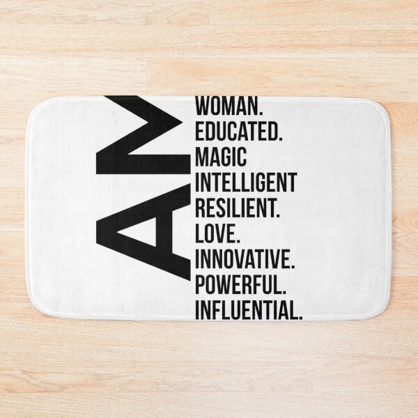 Item preview, I am Black. Woman, Beautiful, Magic. Intelligent. Resilient. Love. Innovative. Powerful. Influential. Unapologetic designed and sold by UrbanApparel.