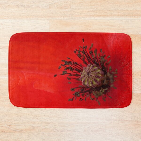 Item preview, Poppy flower poppy flower interior pistil stamens red flower blossom designed and sold by Forestia.