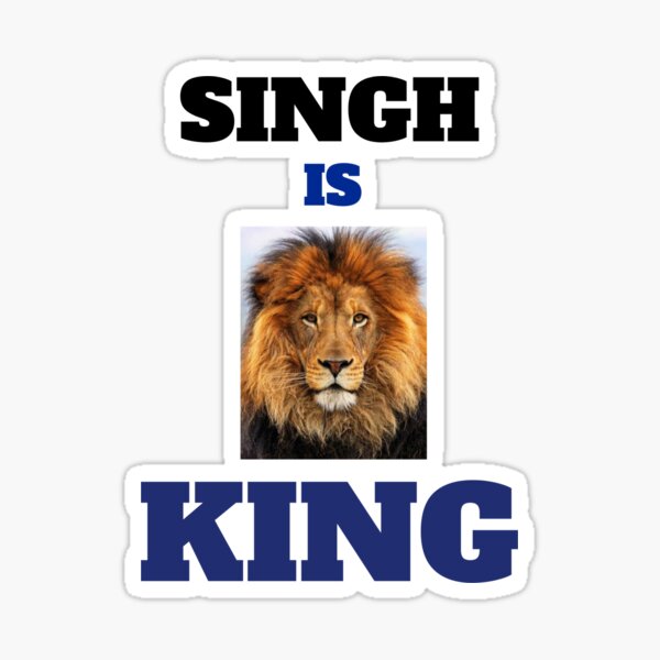 SINGH IS KING Sticker