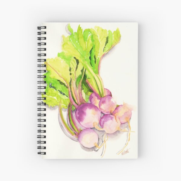 Turnips from the garden Spiral Notebook