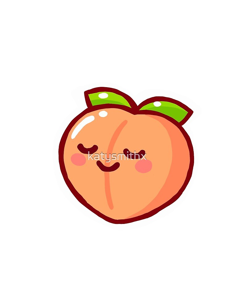 "Cute peach " Art Print for Sale by katysmithx Redbubble