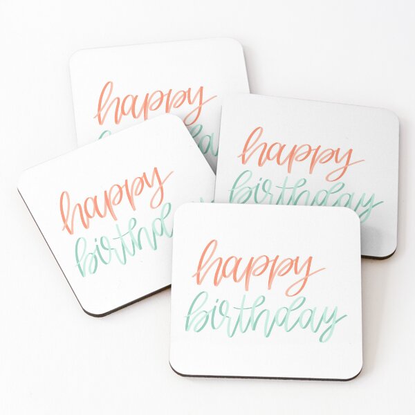 Item preview, happy birthday ribbon designed and sold by Liv's Lettering Co..