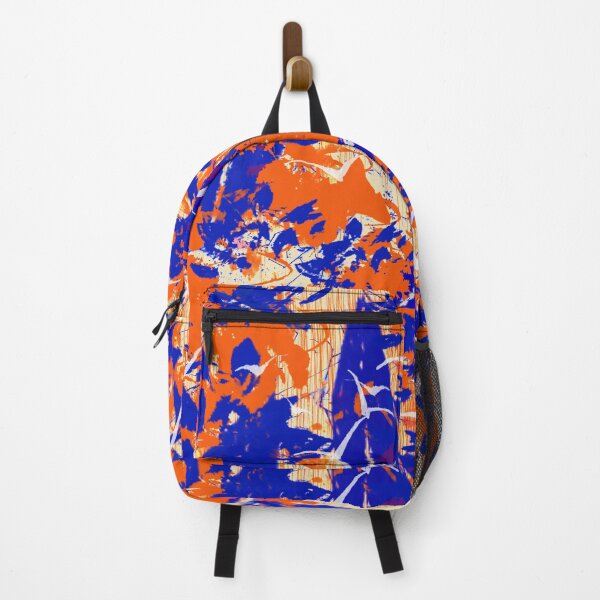 Item preview, Modern Impressionist Style Abstract Art Design Blue and Orange designed and sold by NancyMerkle.