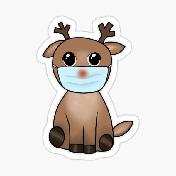 Item preview, Rudolph with a Mask  designed and sold by charlotting.