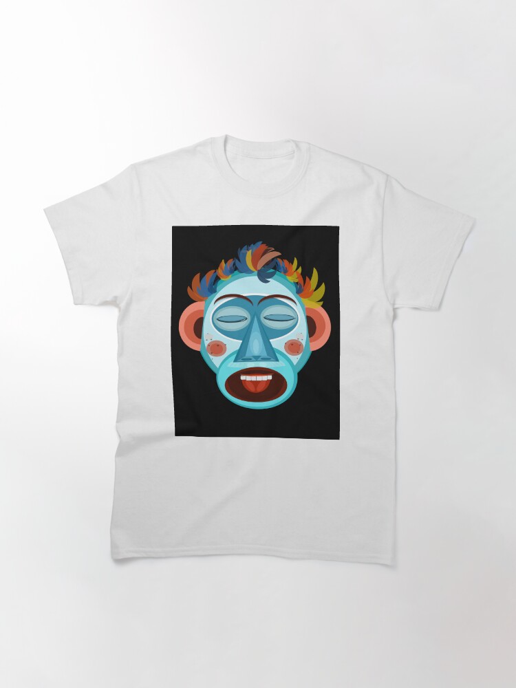 Alternate view of MONKEY - SINGS - Black Classic T-Shirt