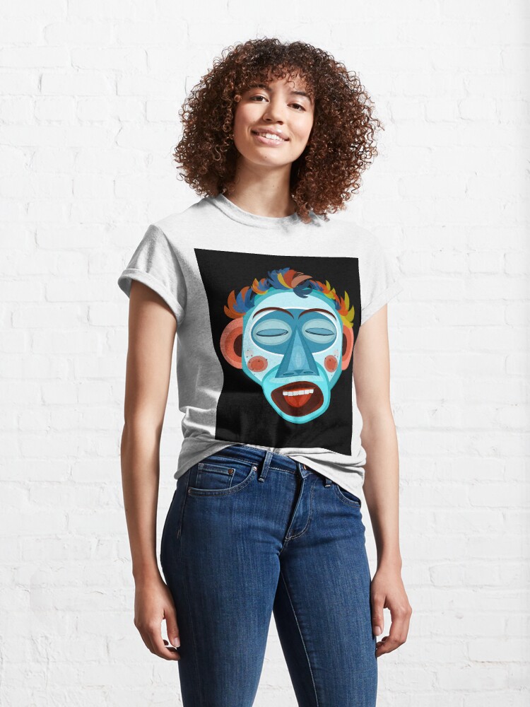 Alternate view of MONKEY - SINGS - Black Classic T-Shirt
