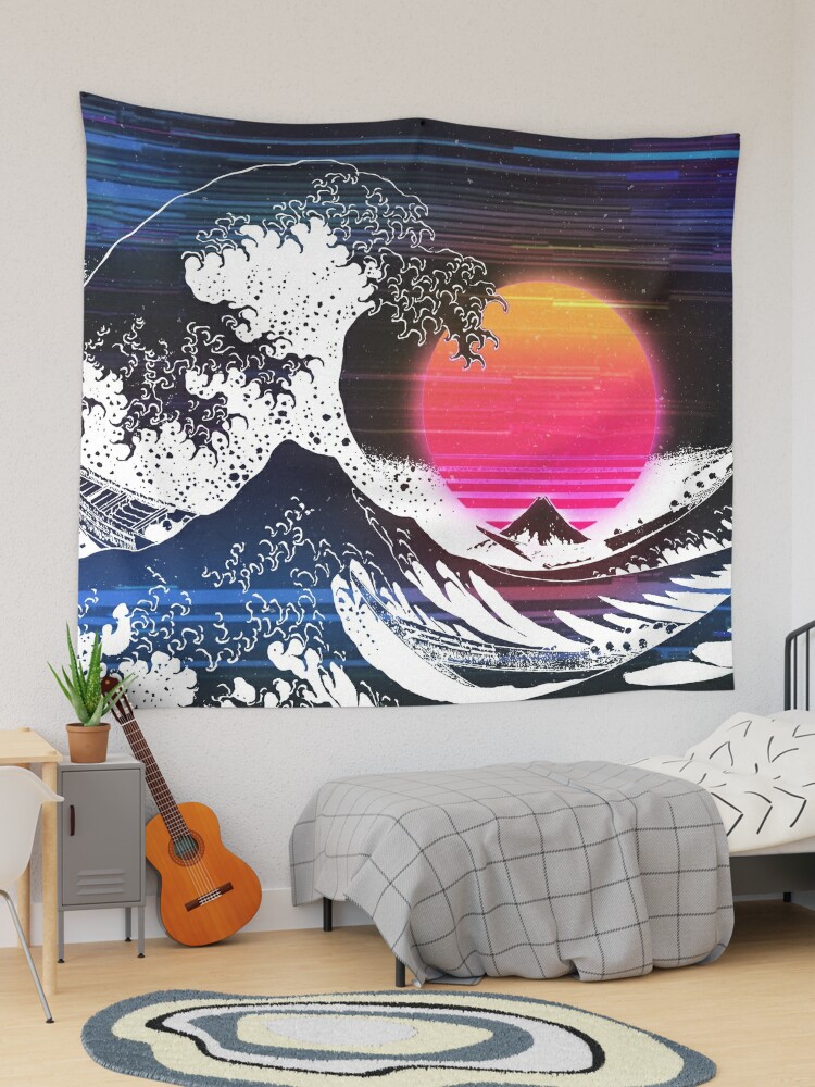 Great wave wall discount tapestry