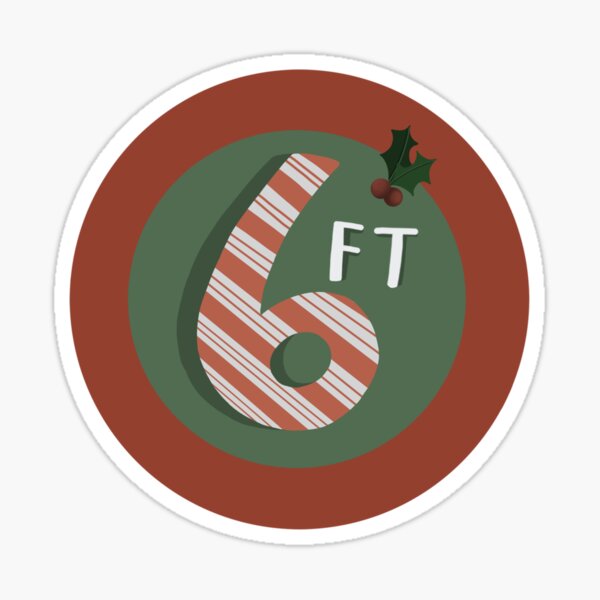 Item preview, Merry Christmas 6 Feet Apart!  designed and sold by charlotting.