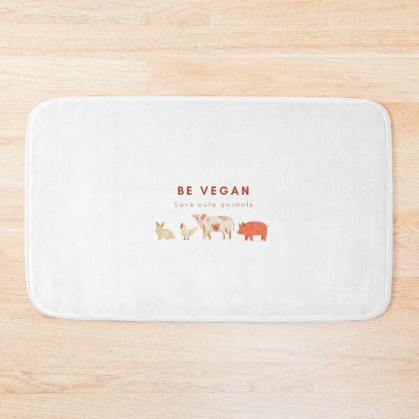 Item preview, Be Vegan, Save Cute ANimals designed and sold by FruTea.