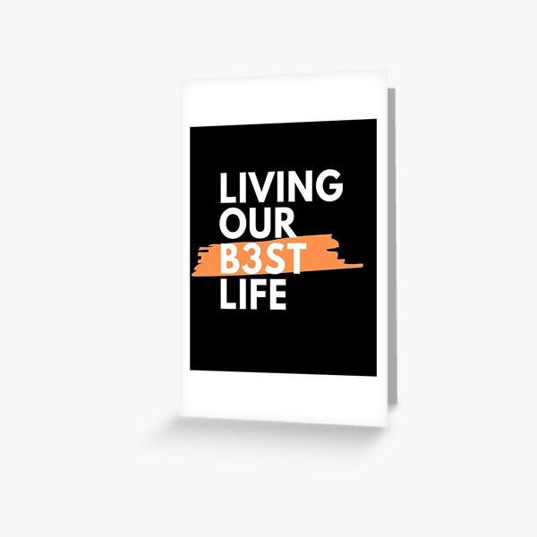 Living our BEST throuple life | Triad | Polyamory Greeting Card