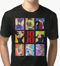 JoJo's Bizarre Adventure - Heroes Tri-blend T-Shirt