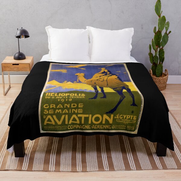 Item preview, Heliopolis Aviation retro poster designed and sold by CorasPosters.