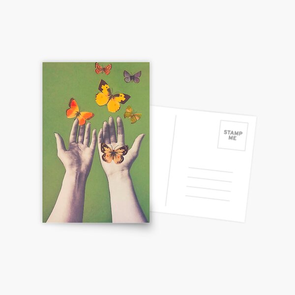Flutter Away Postcard
