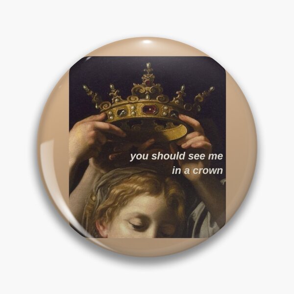 Item preview, you should see me in a crown sherlock pale aesthetic sticker iphone  designed and sold by kaledabean.