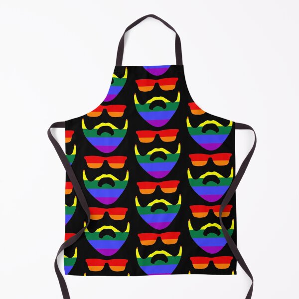 Item preview, Beard and Sunglasses Rainbow Pride By Bent Sentiments LGBT gay lesbian interest designed and sold by bentsentiments.